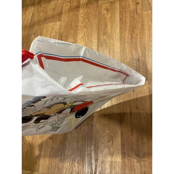 Vintage 80's 1982 Walt Disney World Epcot Mickey Mouse Reusable Bag Snap Handle - Picture 5 of 8